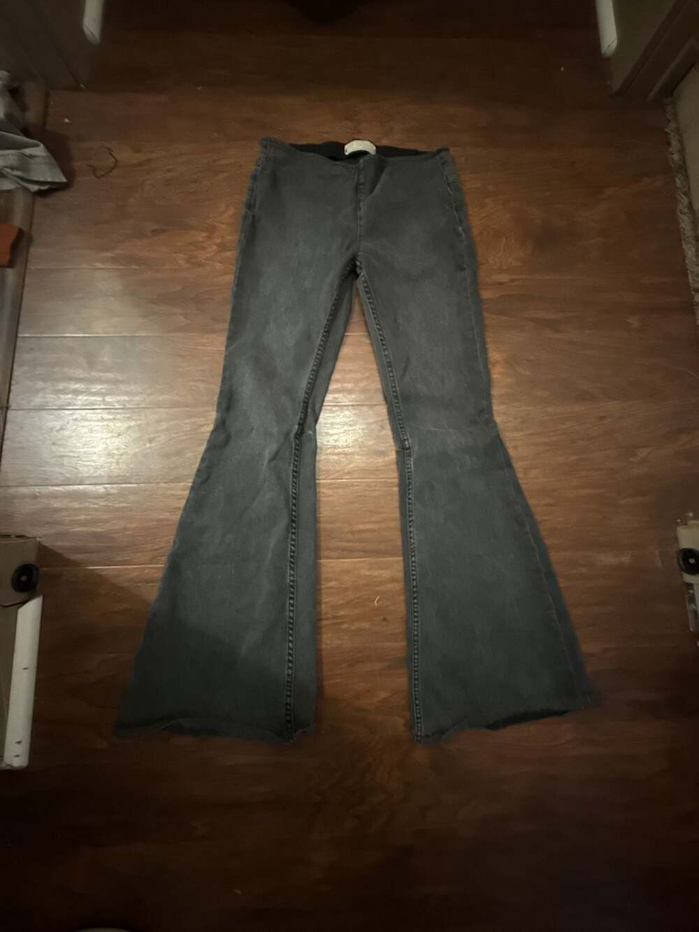 Free People Penny Pull-On Flare Leg Bell Bottom Jeans, Size 27R